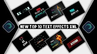 Text Animation Presets For Alight Motion | Alight Motion Text Effect XML File | text effect presets