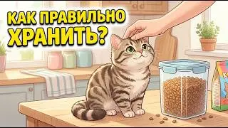 Как правильно хранить сухой корм для кошек: Секреты здоровья и долголетия