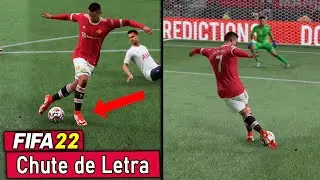COMO CHUTAR DE LETRA NO FIFA 22 | Tutorial completo para chutar e cruzar de letra no FIFA 22