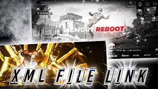 Memory Reboot 😩😐 | Pubg God 😈 Level 🔥 Lobby video Editz 🥵 | xml file link - Yaseen Playz 🥰
