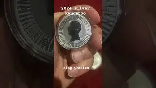 2024 Silver Kangaroo featuring King Charles