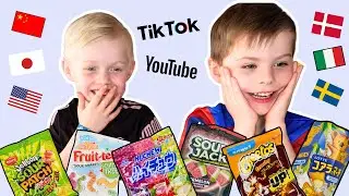 Vi Smager SLIK fra TikTok og YouTube | TASTE TEST Slik