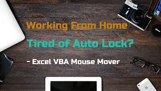 Tired of PC going to sleep? WFH .. try this mouse mover script
