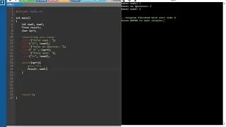 Simple Calculator in C [but fast]