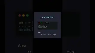JavaScript interview question #shorts #youtubeshorts