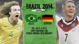 Brazil vs Germany 1-7   ALL Goals in First Half Highlights