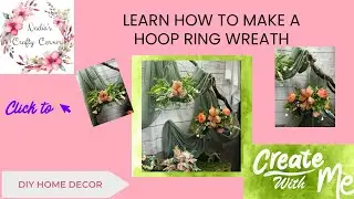 Wedding wreaths, how to make a wreath with metal ring, #partydecor #flowerarrangement #diypartydecor