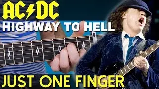 How to play | Highway To Hell on guitar | SUPER EASY VERSION (AC/DC)