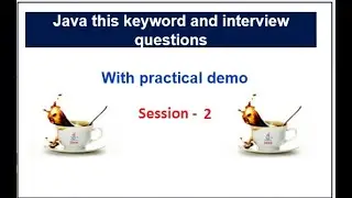 Java this keyword concept along  with Coding