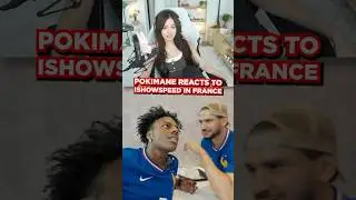 Pokimane Reacts To IShowSpeed in France 🇫🇷