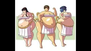 Anime Sumo Girls. A Fat Fighting Girl Collection