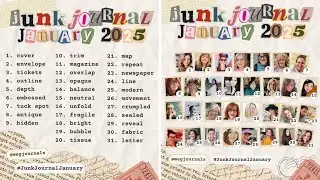 Junk Journal January Preparations