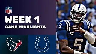 Texans vs. Colts Week 1 NFL Game Highlights
