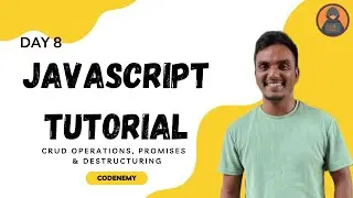 JavaScript Tutorial #8 CRUD Operations, Promises & Destructuring