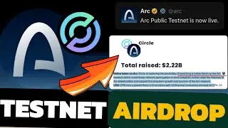 New Free Airdrop Opportunity - Arc Testnet | Arc Network Airdrop Complete Details | Airdrops 2025 