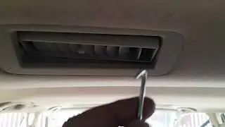 Landcruiser VX100/Cygnus 3rd row air vent removal - ถอดช่องลมแอร์แถว 3 VX100