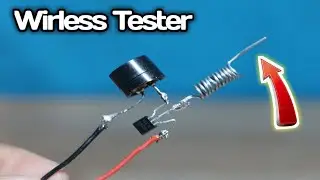 Check AC Line Without Touching The Wire Simple Non Contact AC Tester Using BC547 Transistor..