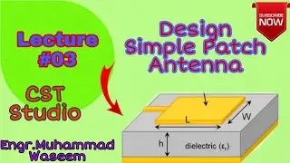 How to design simple patch antenna in cst