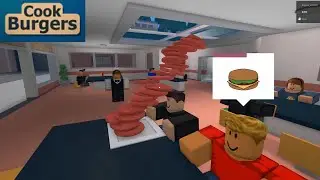We serve people the worst food imaginable in Cook Burger | Roblox