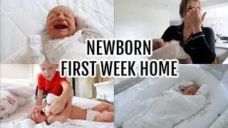 FIRST WEEK HOME WITH A NEWBORN BABY