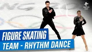 Figure Skating Team Event - Ice Dance Rhythm Dance | Full Replay | 