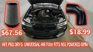 Under $100 AFE intake for N55 Powered BMW F25 F26 , F15, F16 and f10