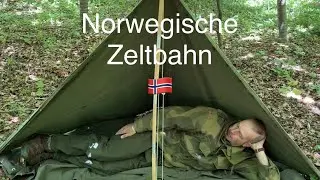 Ausrüstung Norwegische Armee : Zeltbahn / Hæren Knappetelt