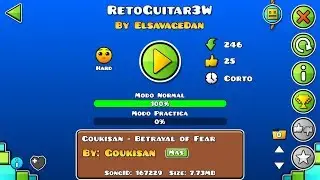 RetoGuitar3W por ElsavageDan 100% | Geometry Dash 2.11
