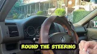 DIY Leather Steering Wheel Cover, for ANY car!
