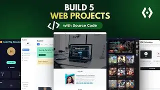 5 Portfolio-Ready Projects for Beginners | Responsive HTML, CSS & JS (2025)