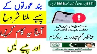 BISP Program New online Registration 2022| Ehsas Bisp program new registration | bisp payment Check