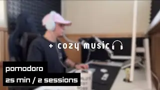 Study with me (1 hour) | Cozy music 🎧