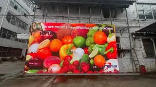 The visibility of 10,000nits LED Billboard under direct sunlight