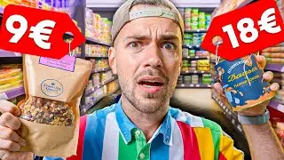 Ich teste Produkte aus dem LUXUS Supermarkt 🧐💰