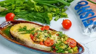 СТЕЙК лосося — по-ПРАЗДНИЧНОМУ за 20 минут😋!! Рыба запечённая с овощами в духовке от Fish&More!