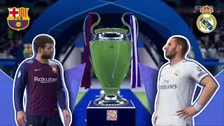 What if Ai vs Ai?! EL CLASICO! UEFA Champhions League Final FIFA 19, Siapa yang akan menang?