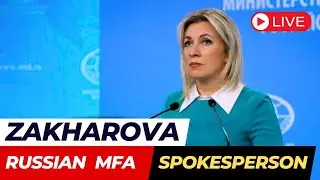 🔴 Представитель МИД России Захарова провела еженедельный брифинг