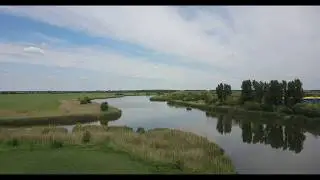 Flight to Mavik Pro over the village Dolinovka (South of Russia)