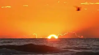 Beautiful Sunset Relaxing Music , Piano Music , Water Sound , Meditation Music , Sleep Music ,