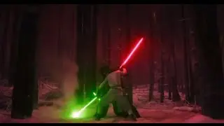 Darth Rey Vs Master Ben Solo Lightsaber Duel Star Wars (Alternate Version)