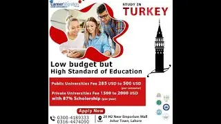 Study In Turkey | Cost Of Study In Turkey 2021 | Information To Study In Turkey | Career Migration