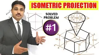 ISOMETRIC PROJECTION IN ENGINEERING DRAWING IN HINDI (Part-1) 