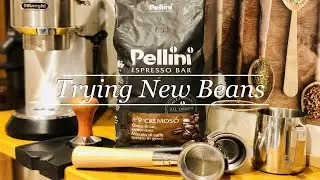 Trying Pellini Coffee Beans With Delonghi Dedica EC685 And Graef CM702