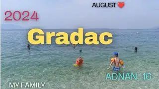 Gradac 🇭🇷 august 2024 #enjoy #croatia #see #video #viralvideo #reels #youtube #trending #family #new