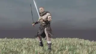 Barbarian 3D Blender and Marvelous designer