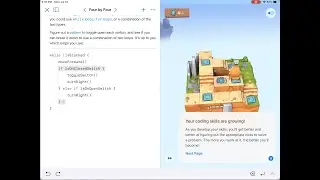 Swift Playground : While Loop - Four by Four