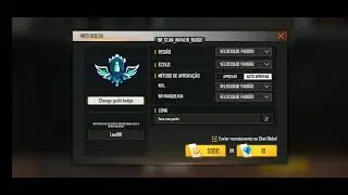 Bug da criação de guilda servidor avançado free fire