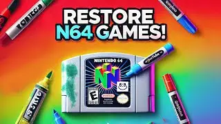 Mind-Blowing Hack to Restore Nintendo 64 Cartridges: Easily Remove Permanent Marker Stains!