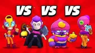 Bester MYTHISCHER Brawler? | MAX vs MORTIS vs GENE vs TARA | Brawl Stars deutsch