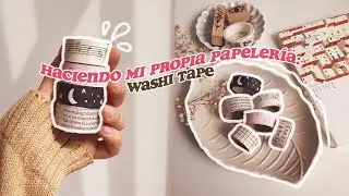Haciendo mi propia papelería: WashiTapes | 3 maneras fáciles de hacer cinta decorativa | jmarylinj